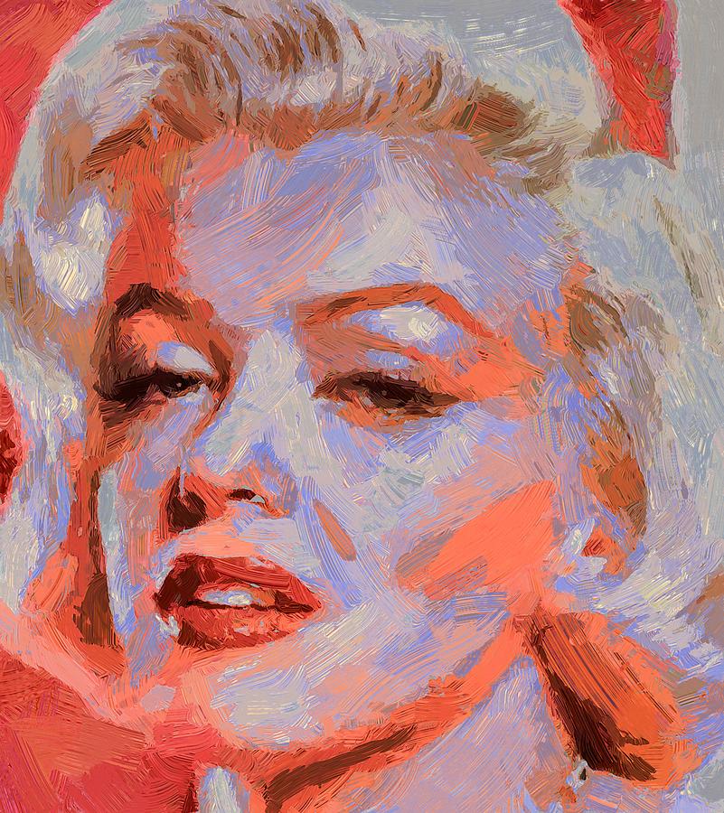 Marilyn Monroe 1 Digital Art by Yury Malkov - Fine Art America