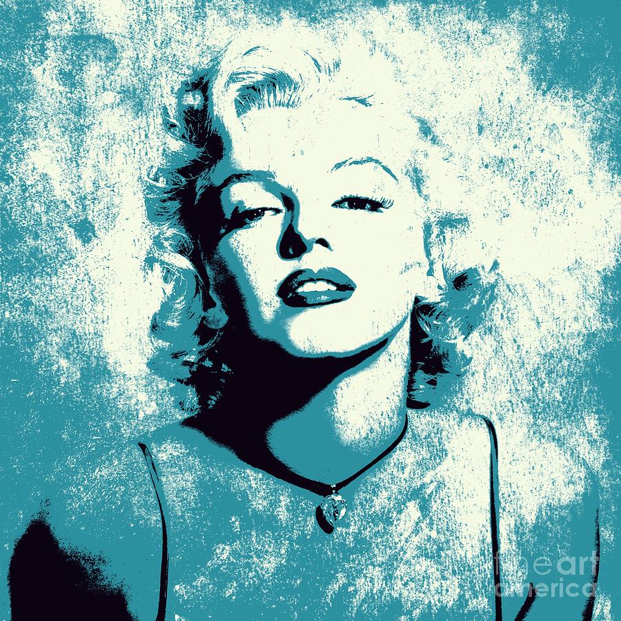 Portrait Digital Art - Marilyn Monroe - 201 by Variance Collections