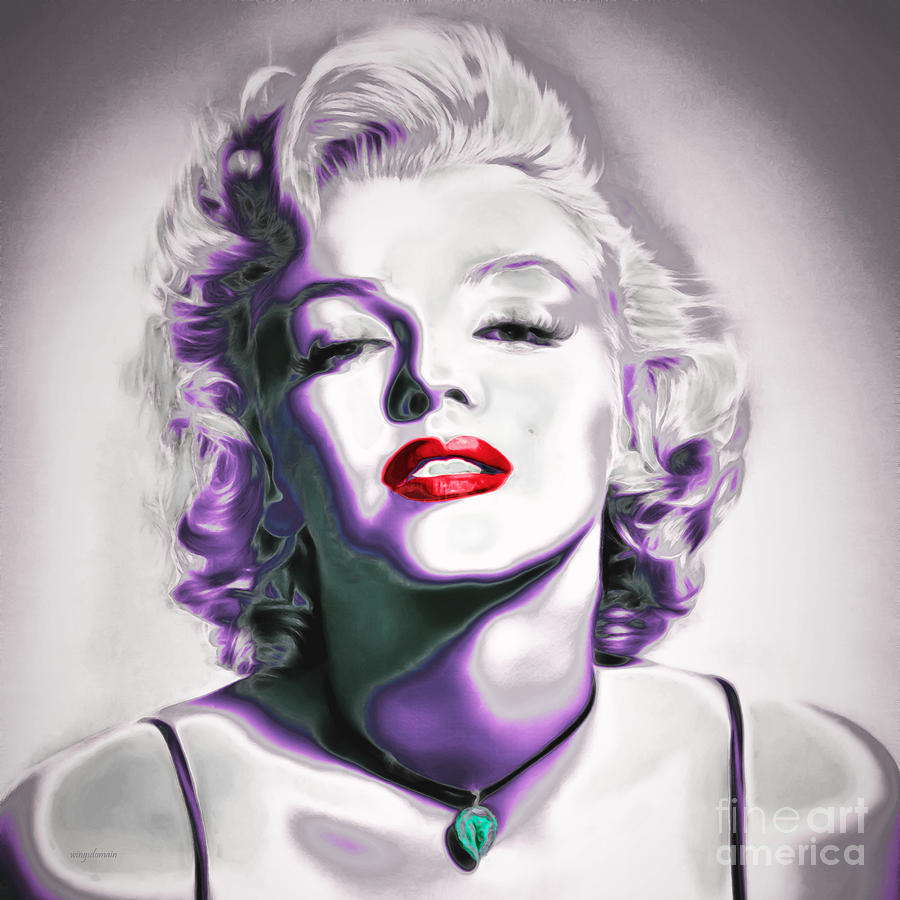 Marilyn Monroe 20151218 square Photograph by Wingsdomain Art and Photography