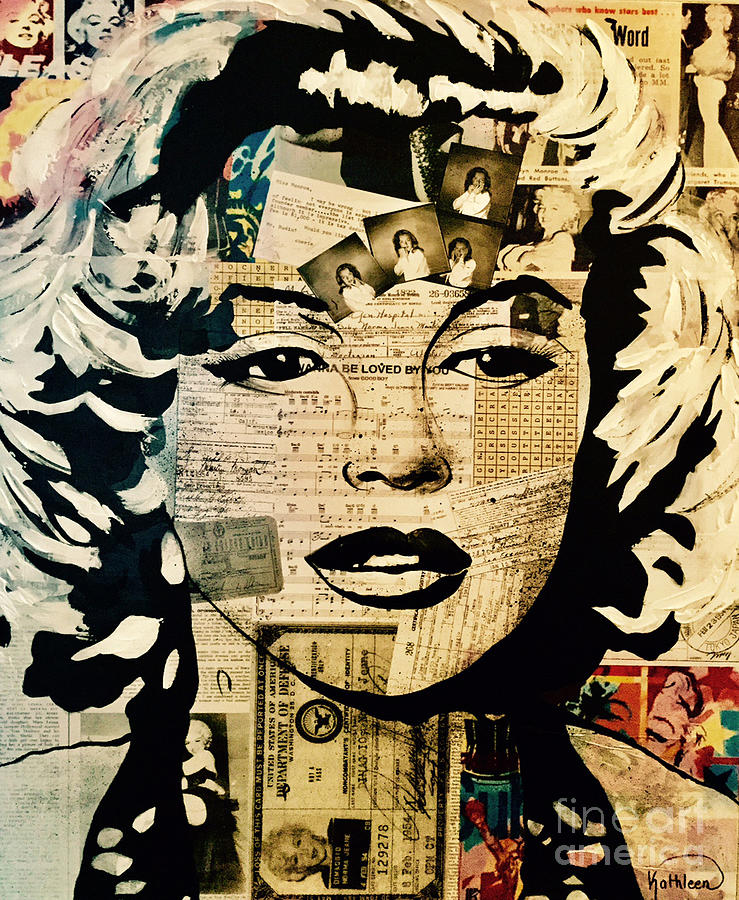 Marilyn Monroe Amazing Mixed Media