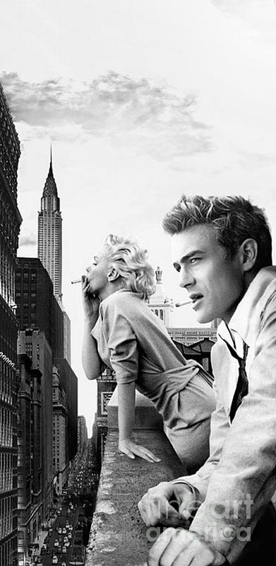 Marilyn Monroe And James Dean New York Iphone 6 Plus Cover