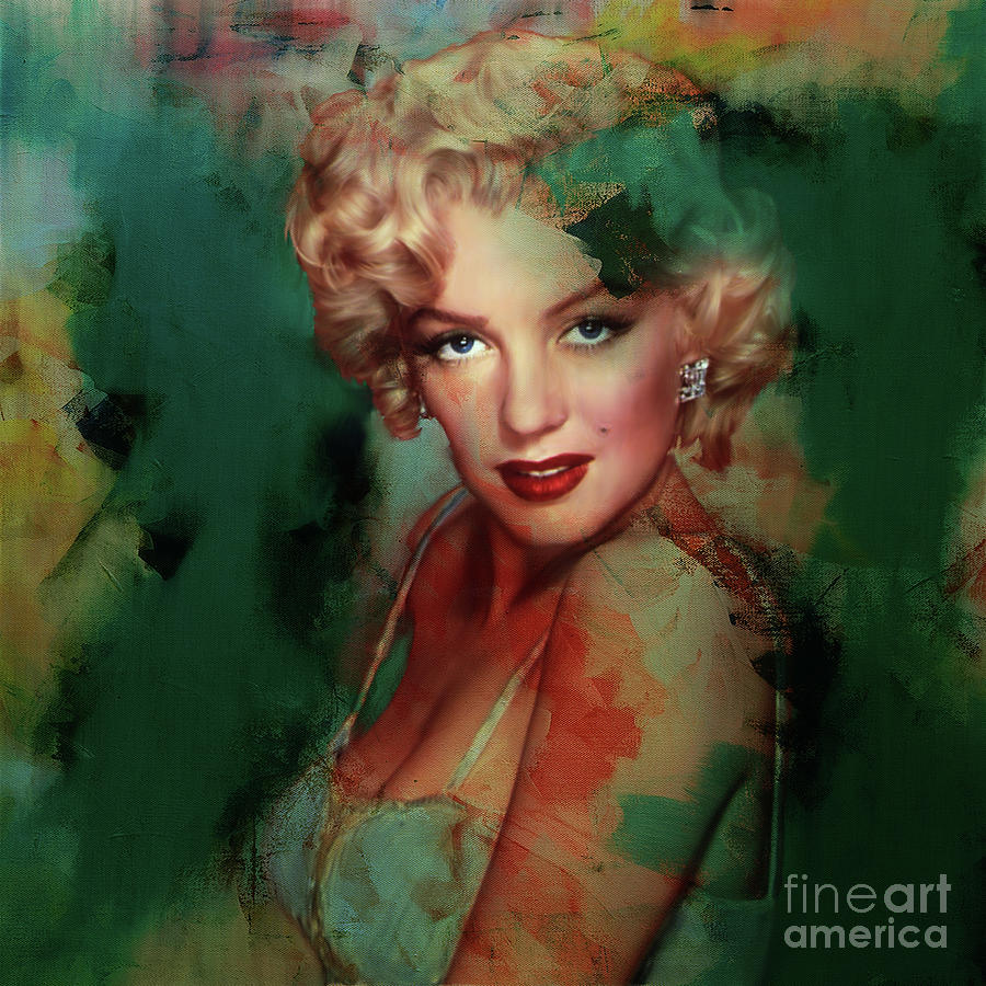 Marilyn Monroe Art 98u Painting by Gull G