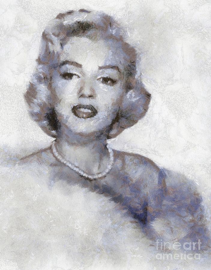 Marilyn Monroe By Sarah Kirk Painting