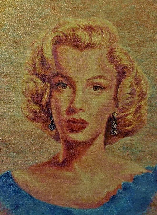 Marilyn Monroe Painting by Caleb Thomas
