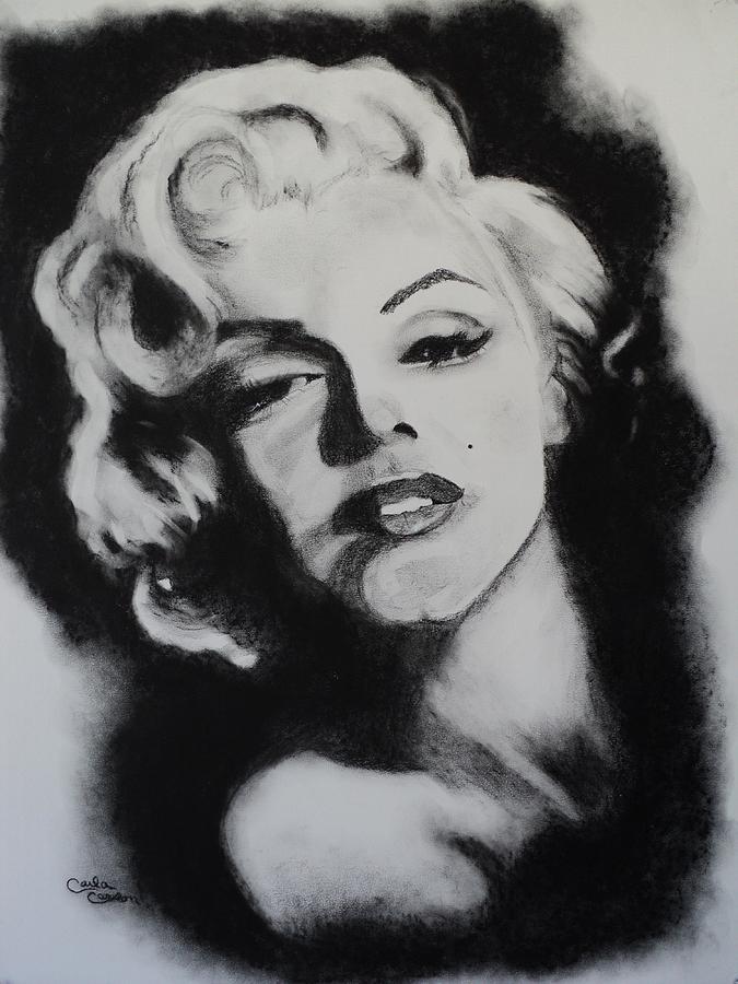 Marilyn Monroe Drawing by Carla Carson