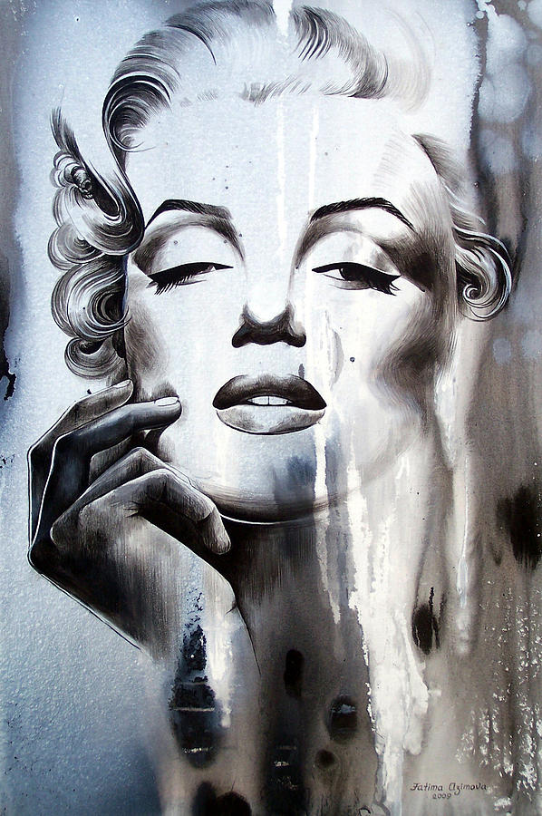 Marilyn Monroe Painting - Marilyn Monroe by Fatima Azimova