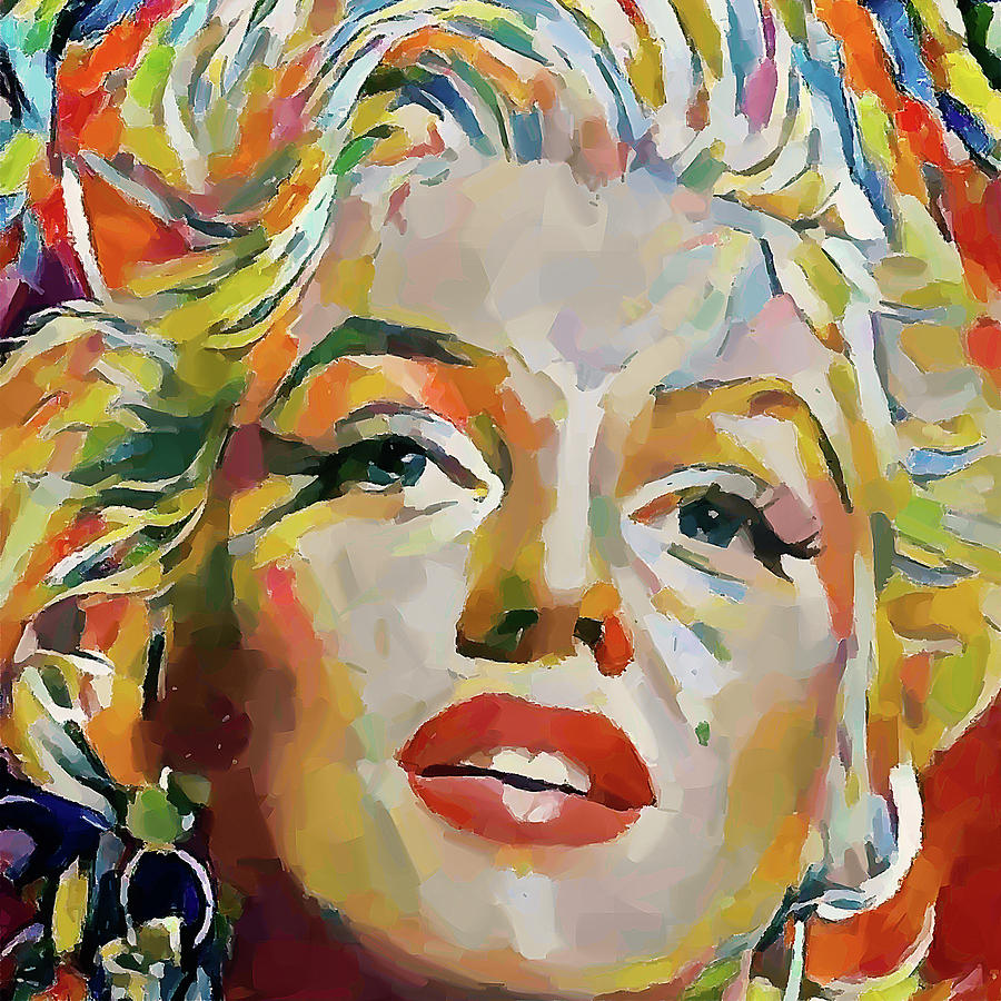 Marilyn Monroe Impressive portrait 2 Digital Art by Yury Malkov | Fine ...