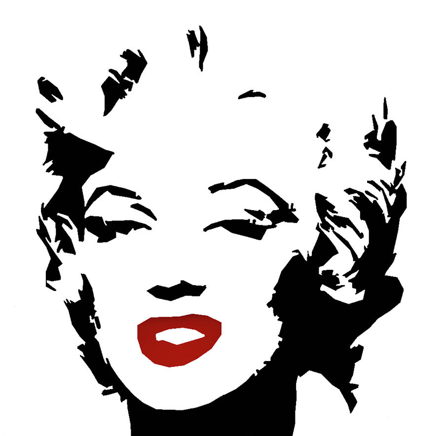 Marilyn Monroe In Black and White Digital Art by Art Spectrum