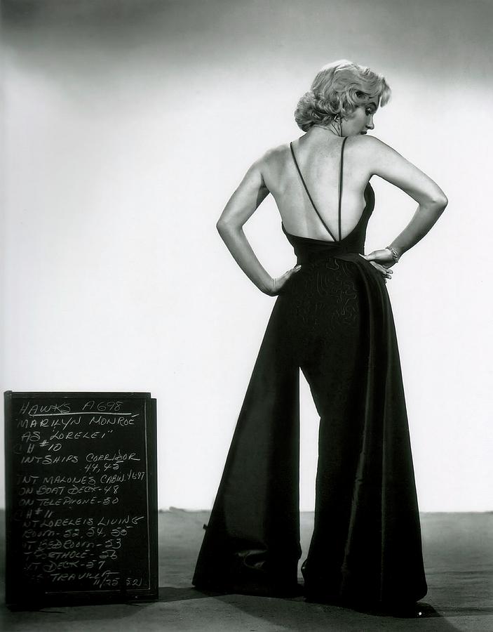 Marilyn Monroe in GENTLEMEN PREFER BLONDES Photograph by Vintage Collectables