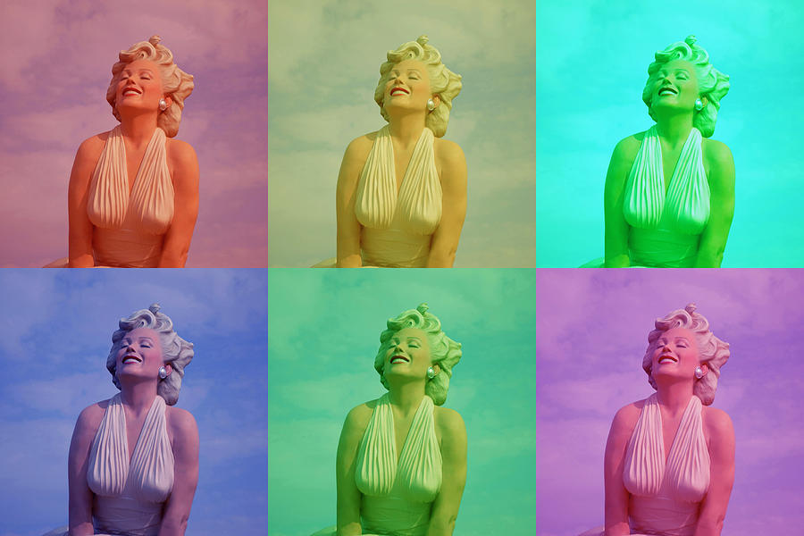 Marilyn Monroe In Living Color Photograph by Barbara Snyder