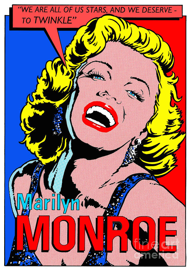 Marilyn Monroe Digital Art by MGL Meiklejohn Graphics Licensing