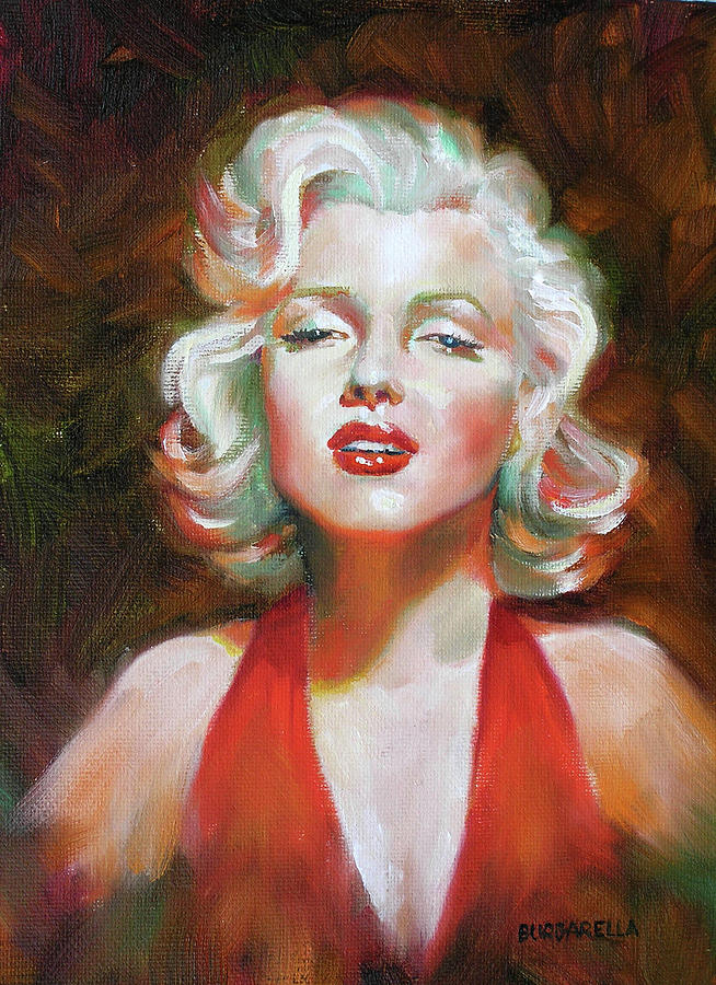 Marilyn Monroe Painting by Judy Burgarella | Fine Art America