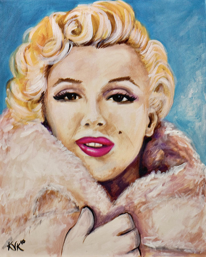 Marilyn Monroe Painting by Katia Von Kral