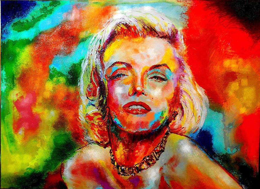 Marilyn Monroe Painting by Leland Castro
