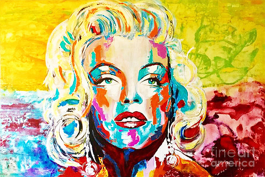 Marilyn Monroe / Luminous Painting