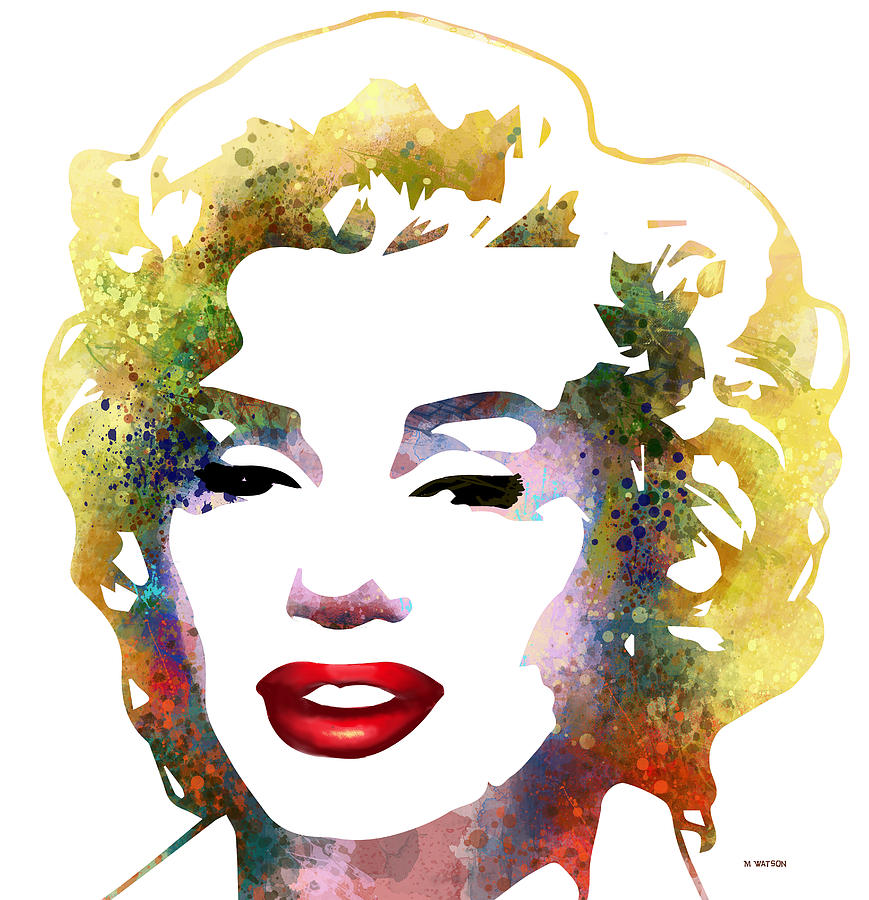 Marilyn Monroe Digital Art by Marlene Watson