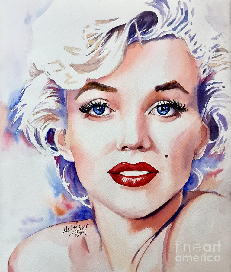 Marilyn Monroe  Painting by Michal Madison