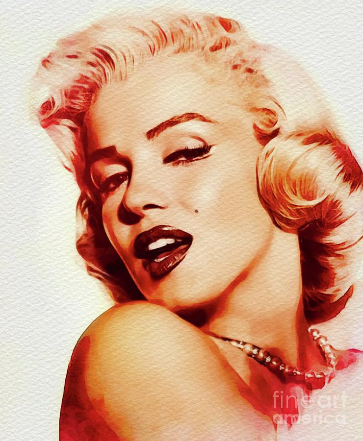 Marilyn Monroe, Movie Star Painting