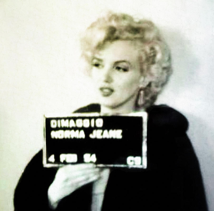 Marilyn Monroe Mugshot Photograph by Digital Reproductions