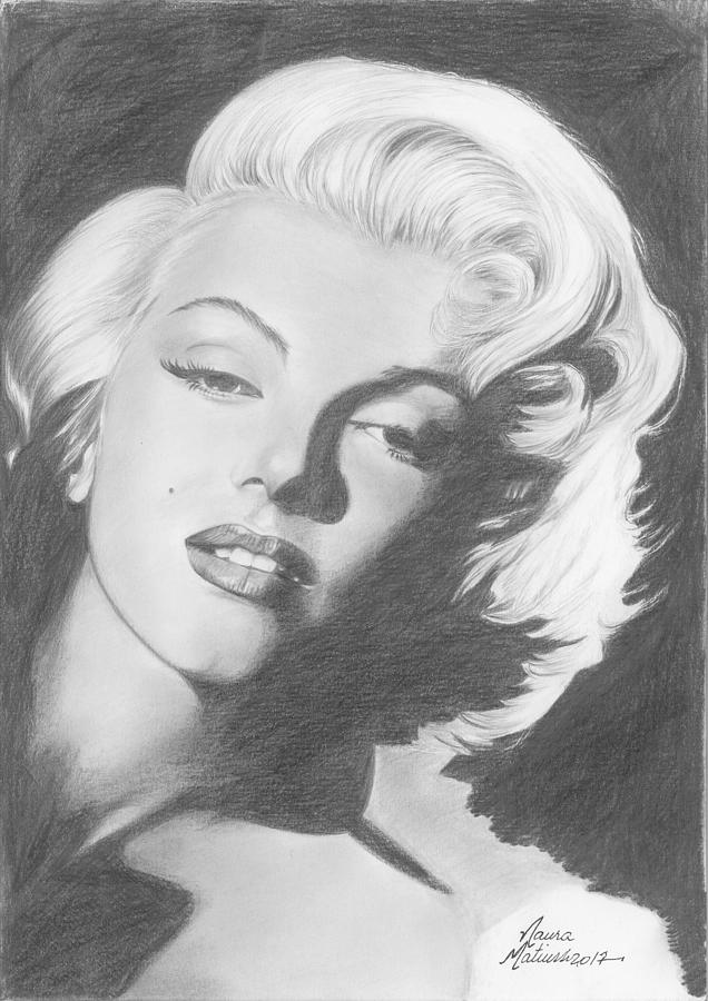 Marilyn Monroe Drawing by Naura Matiussi - Fine Art America