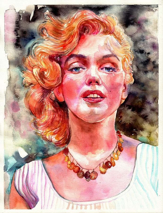 Marilyn Monroe Painting - Marilyn Monroe painting by Suzann Sines
