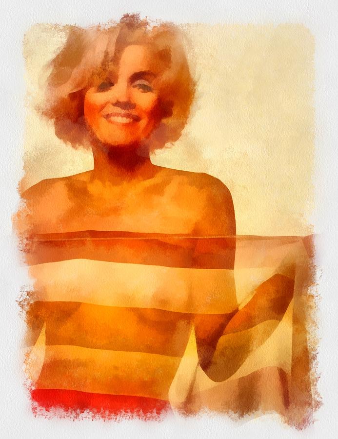 Marilyn Monroe Pinup Painting