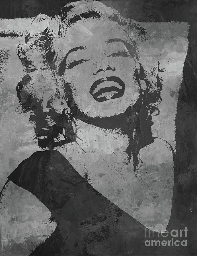 Portrait Painting - Marilyn Monroe Romantic  by Gull G
