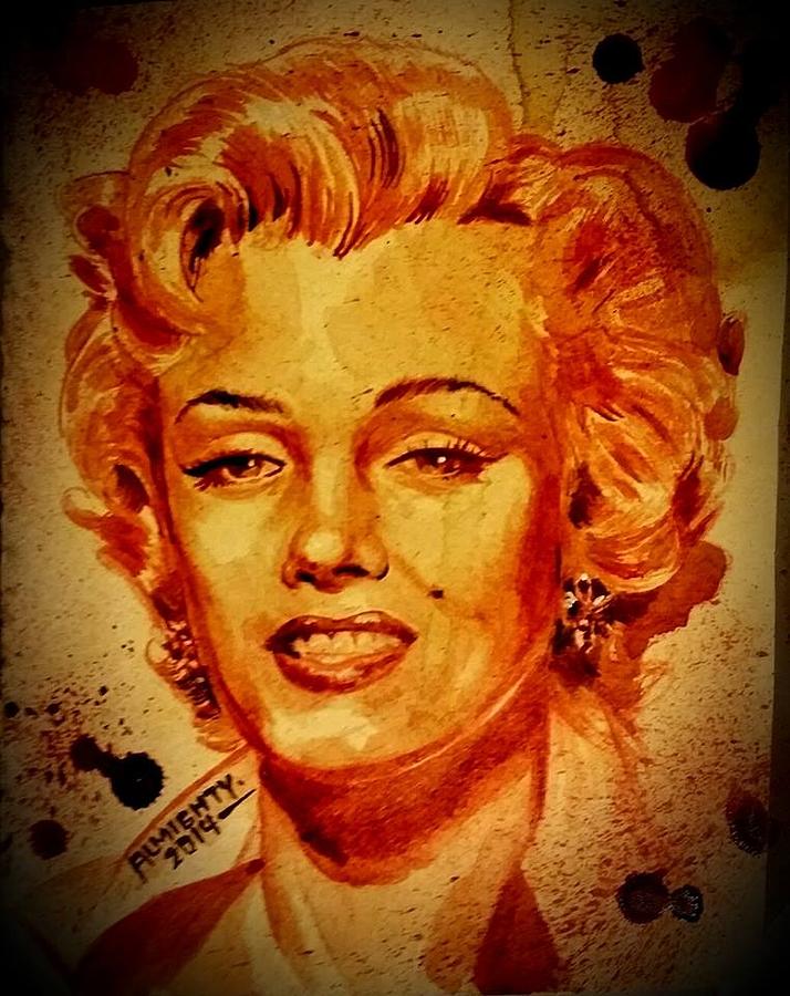 Marilyn Monroe Painting by Ryan Almighty