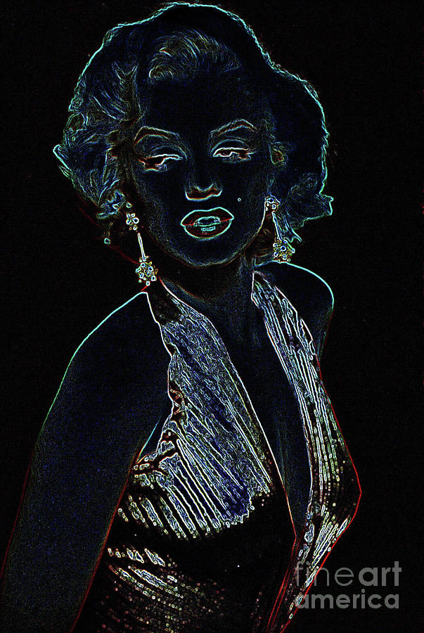 Marilyn Monroe Digital Art by Steven Parker
