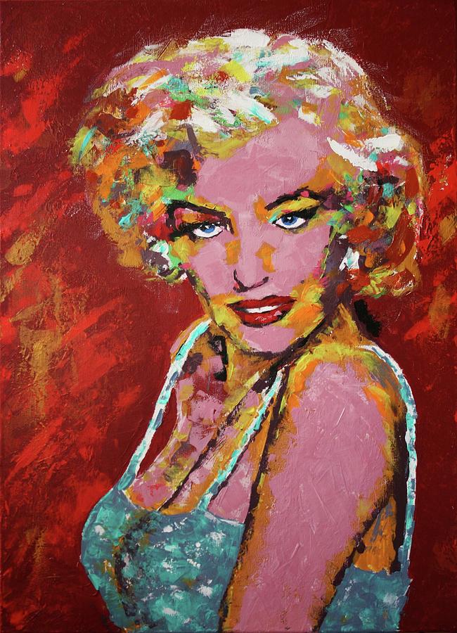 Marilyn Monroe Painting by Svetlana Samovarova - Fine Art America