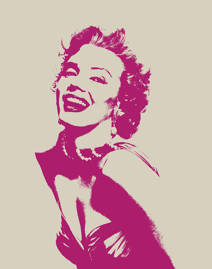 Marilyn Monroe Vector Pop Art Portrait by Design Turnpike.