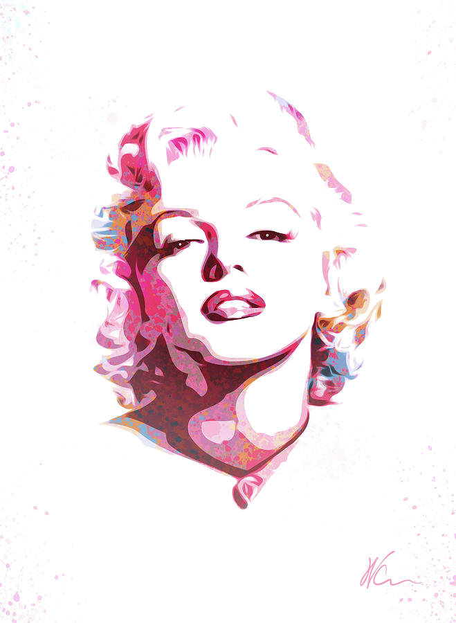 Marilyn Monroe - Watercolor - Pop Art - Digital Art Digital Art by ...