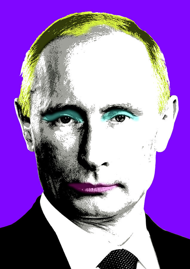 Marilyn Putin Purple Digital Art By Gary Hogben Fine Art America