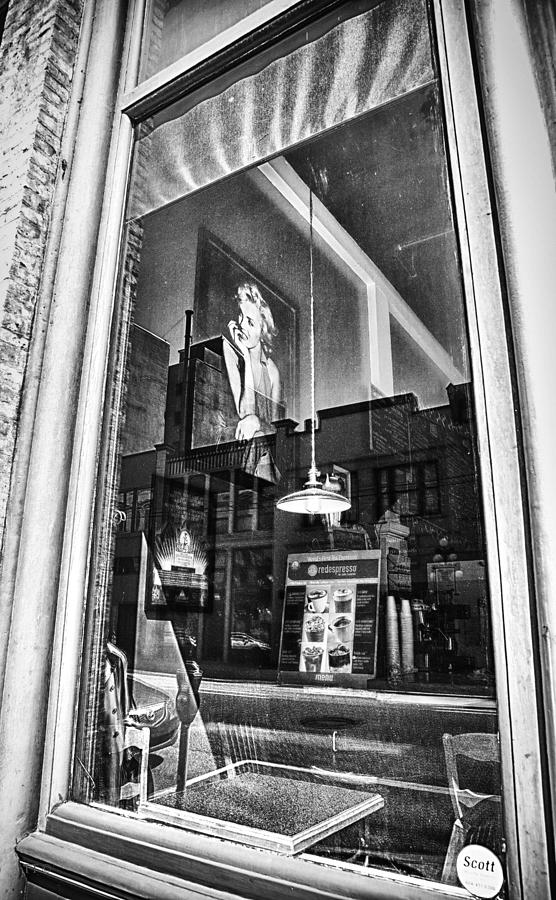 Marilyn Through The Window Photograph by Theresa Tahara