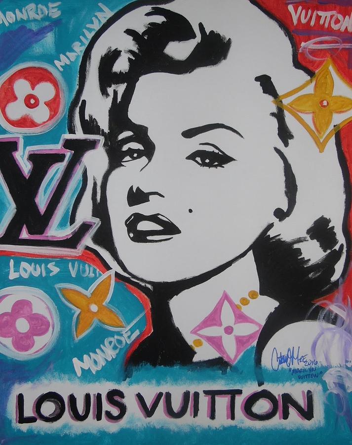 Marilyn Vuitton Painting by Antonio Moore