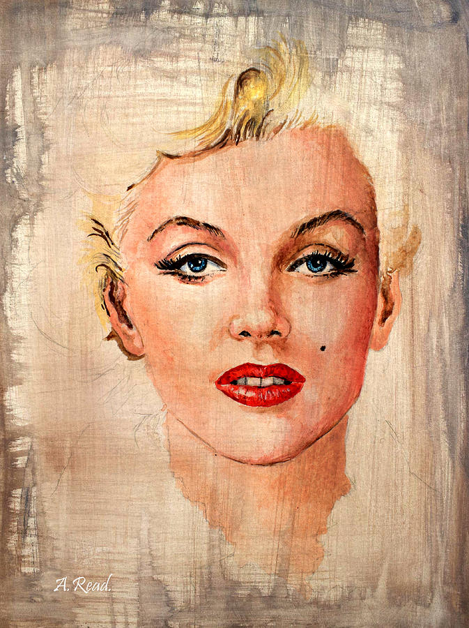 Marilyn wash effect Painting by Andrew Read