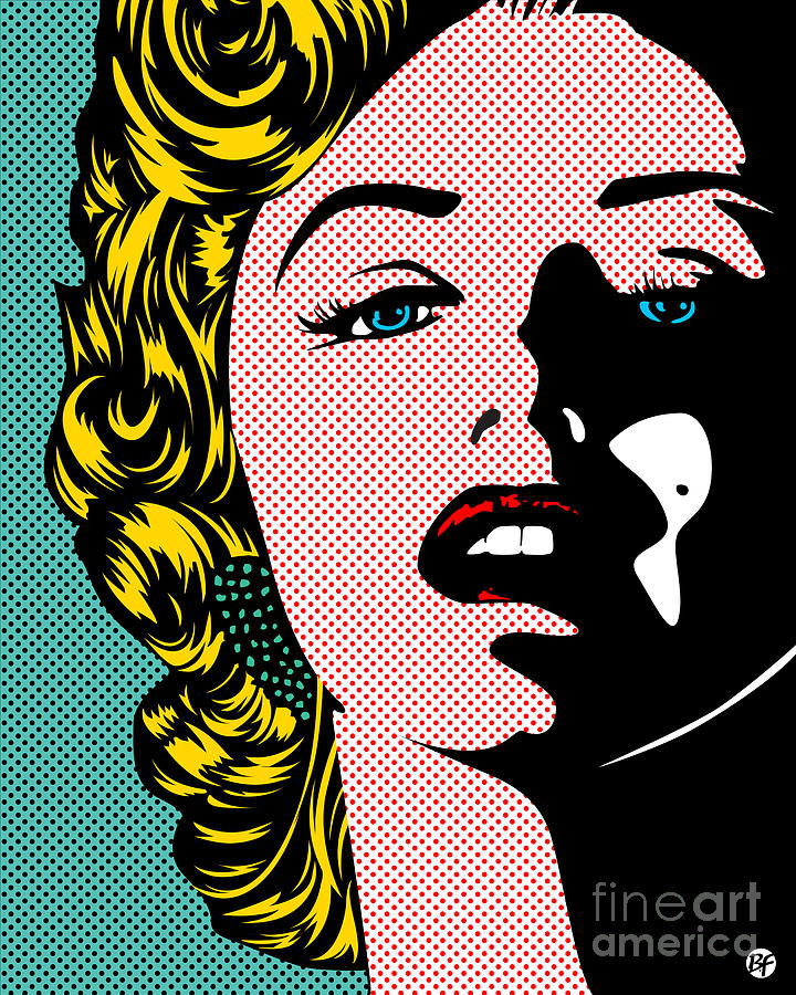 Marilyn Monroe Digital Art - Marilyn02-1 by Bobbi Freelance