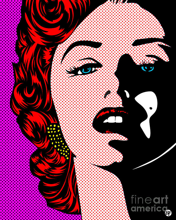 Marilyn Monroe Digital Art - Marilyn02-2 by Bobbi Freelance