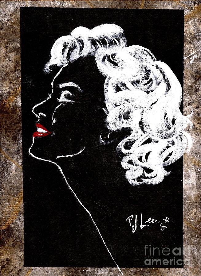 Marilyns Spotlight Painting by PJ Lewis