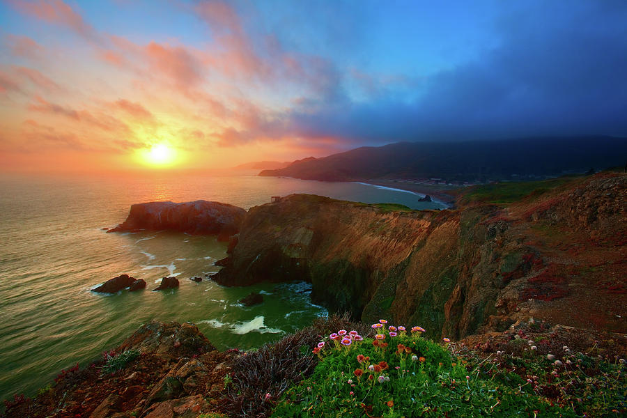 Marin Headlands Sunset Photograph by Brian Knott Photography