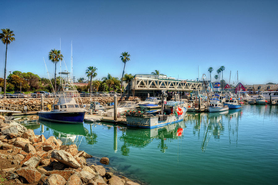 Marina At Oceanside Photograph by Stephen Campbell