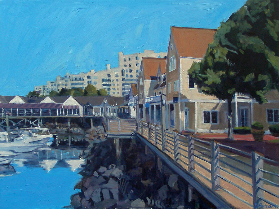 Marina Bay Painting by Deb Putnam
