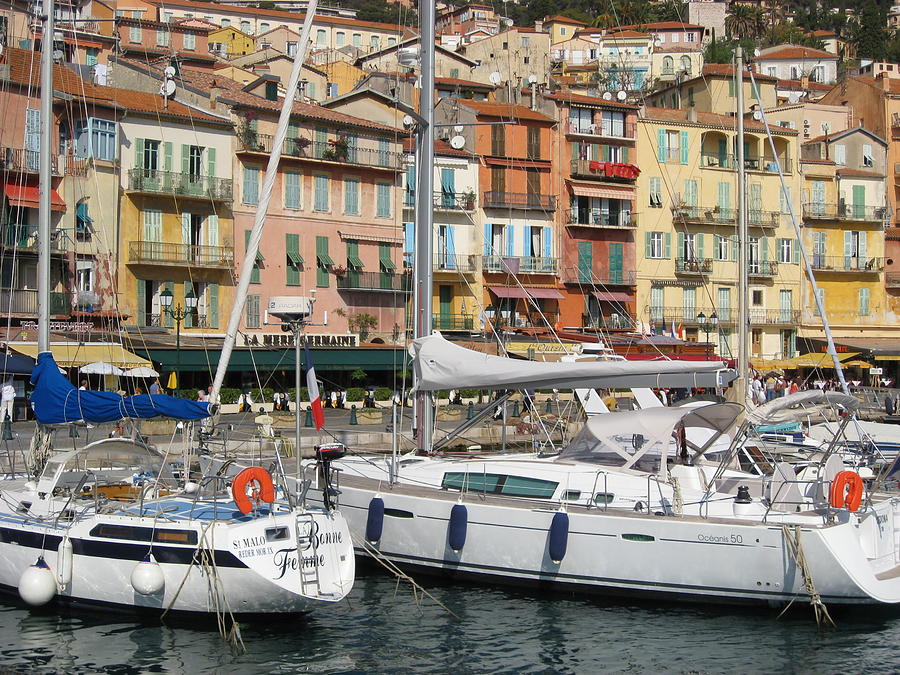 Marina in Nice France Photograph by Amy Behle