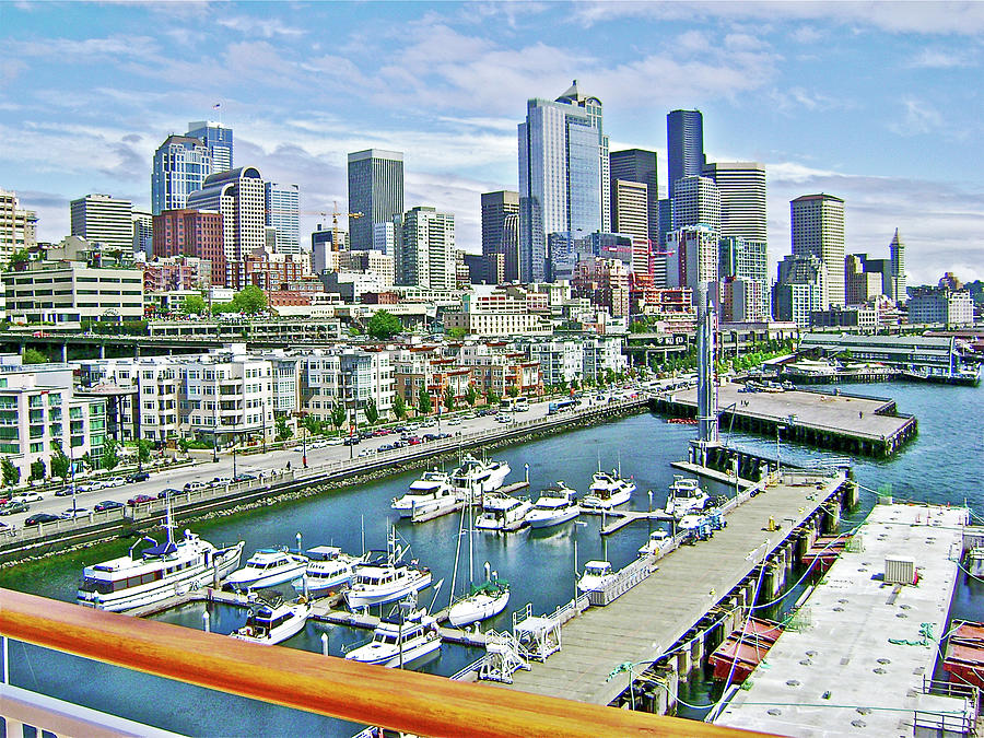 Marina in Seattle, Washington Photograph by Ruth Hager