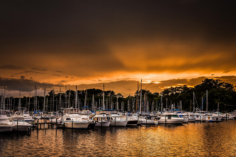 Marina Sunset St. Johns Photograph by Jaime Crosas - Fine Art America