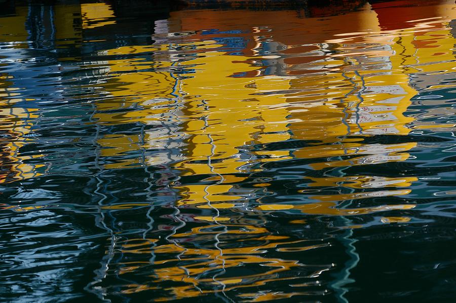 Marina Water Abstract 2 Photograph by Fraida Gutovich