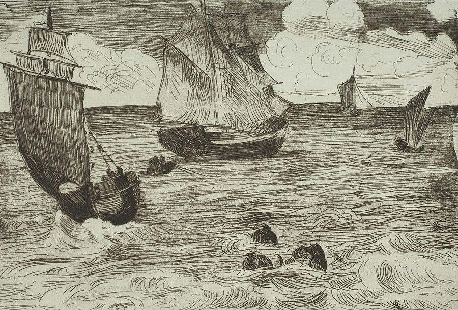 Marine Relief by Edouard Manet