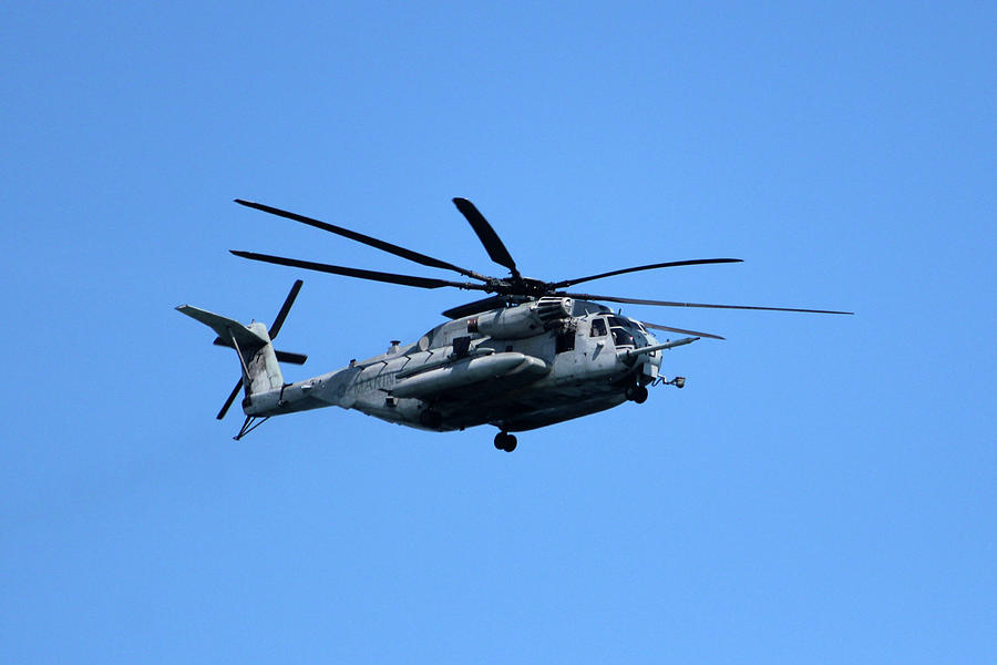 Marine Helicopter In Flight Photograph by Cynthia Guinn