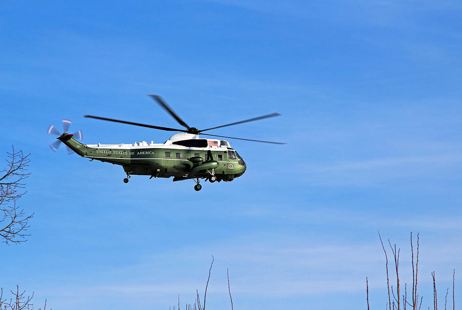 Marine One -- The Helicopter Of The President Of The United States Photograph