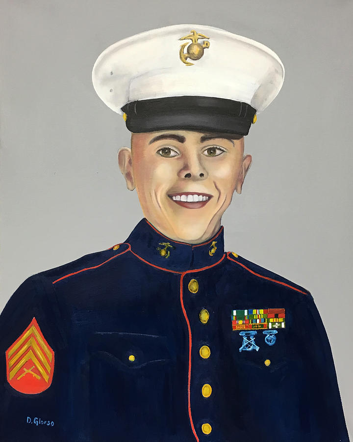 Marine Sergeant  Painting by Dean Glorso